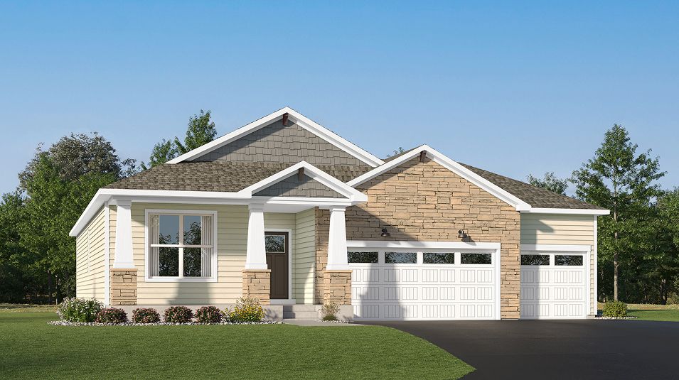 Elevation K3 - E V4 F Lifestyle Villa Fields Winslow Cove Salem K