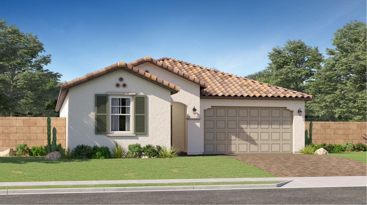 Elevation A - 4069 Blossom Rock Belmont Spanish Colonial A