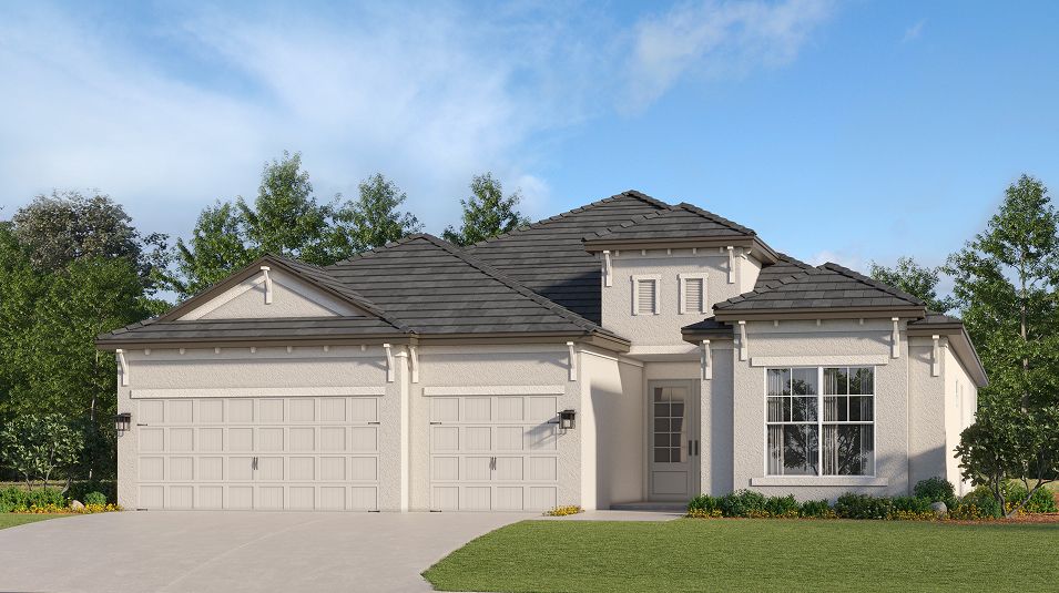 Elevation F - 2444 Manor Homes Calusa Country Club Summerville I