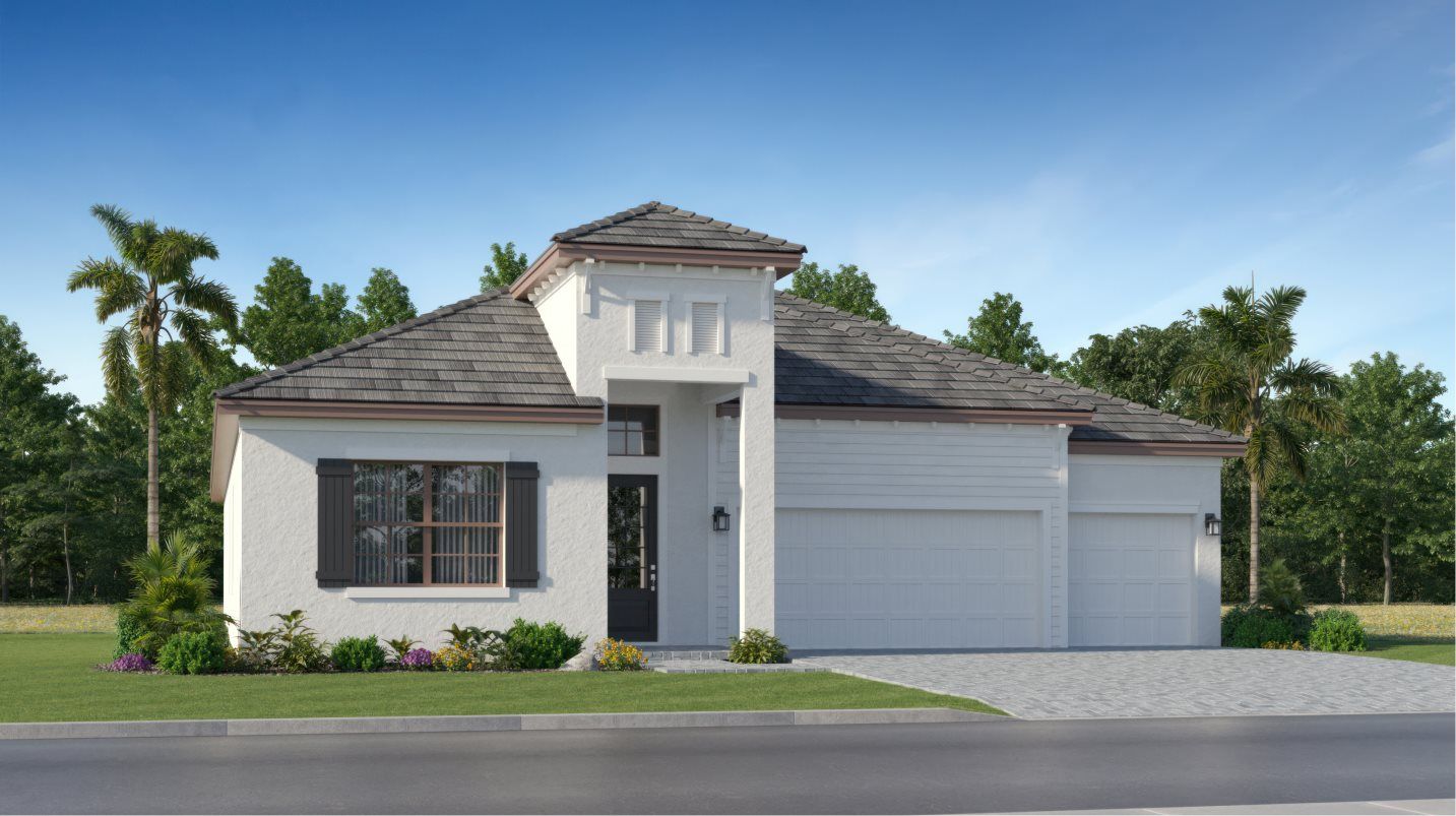 Elevation E - exterior rendering