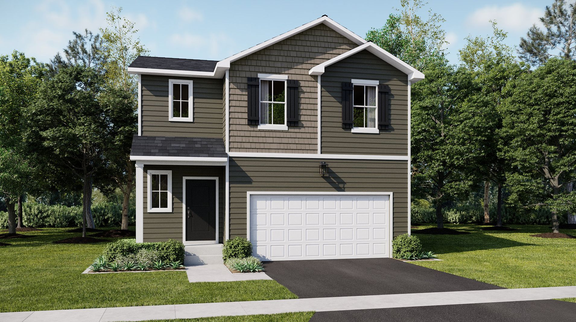 Elevation C5 - Parker Core L034 Crossvine Village Broadmoor C