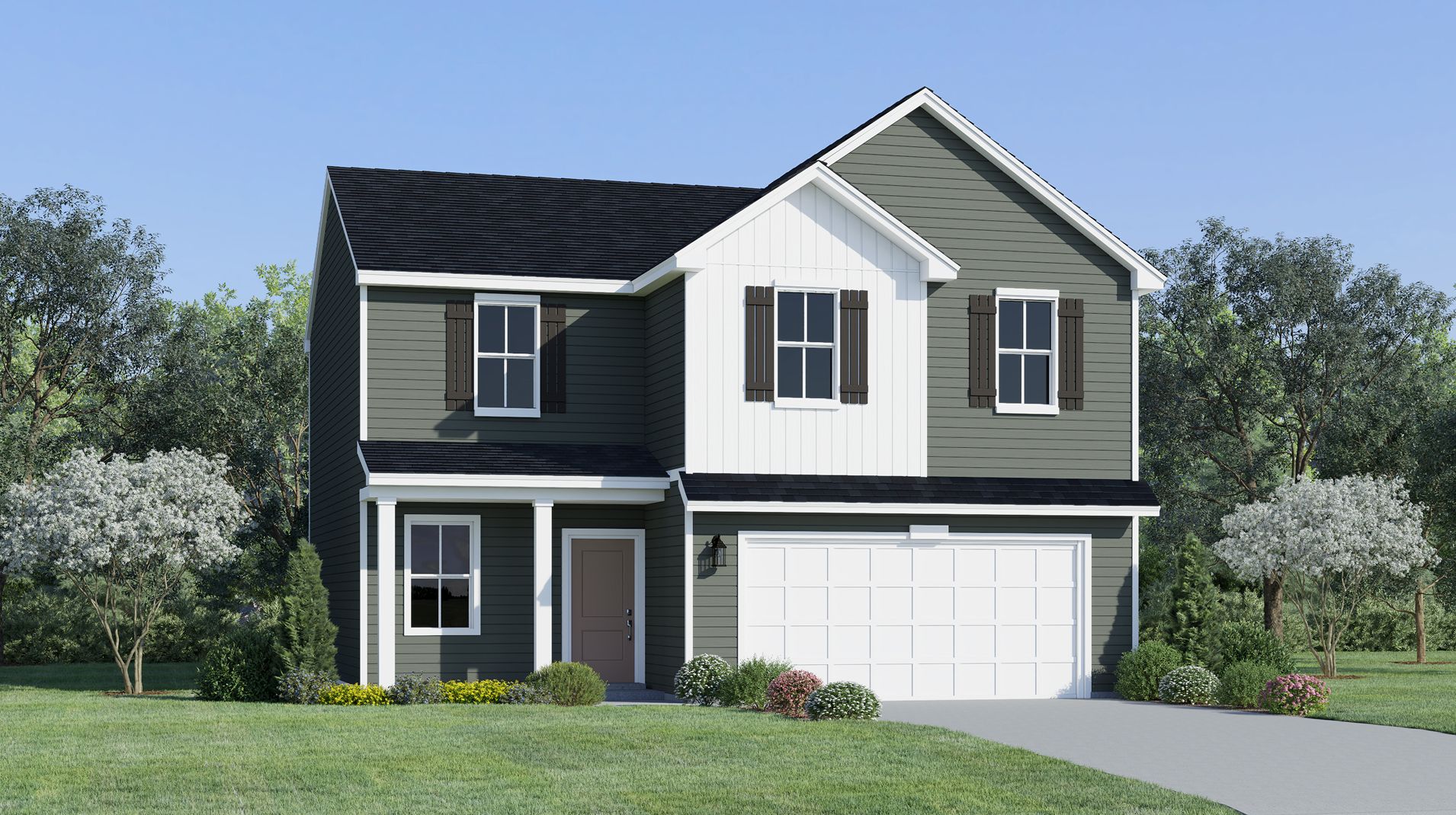 Elevation B5 - Parker Core M012 Crossvine Village Fairfield B5