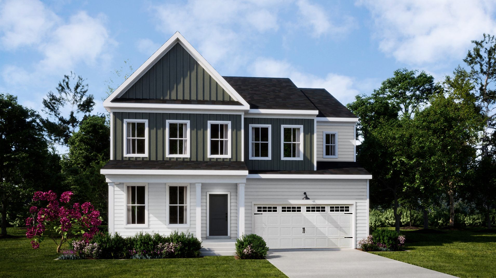 Elevation FRB - GR R2 Chaselynd Hills Grier Basement Farmhouse FRB
