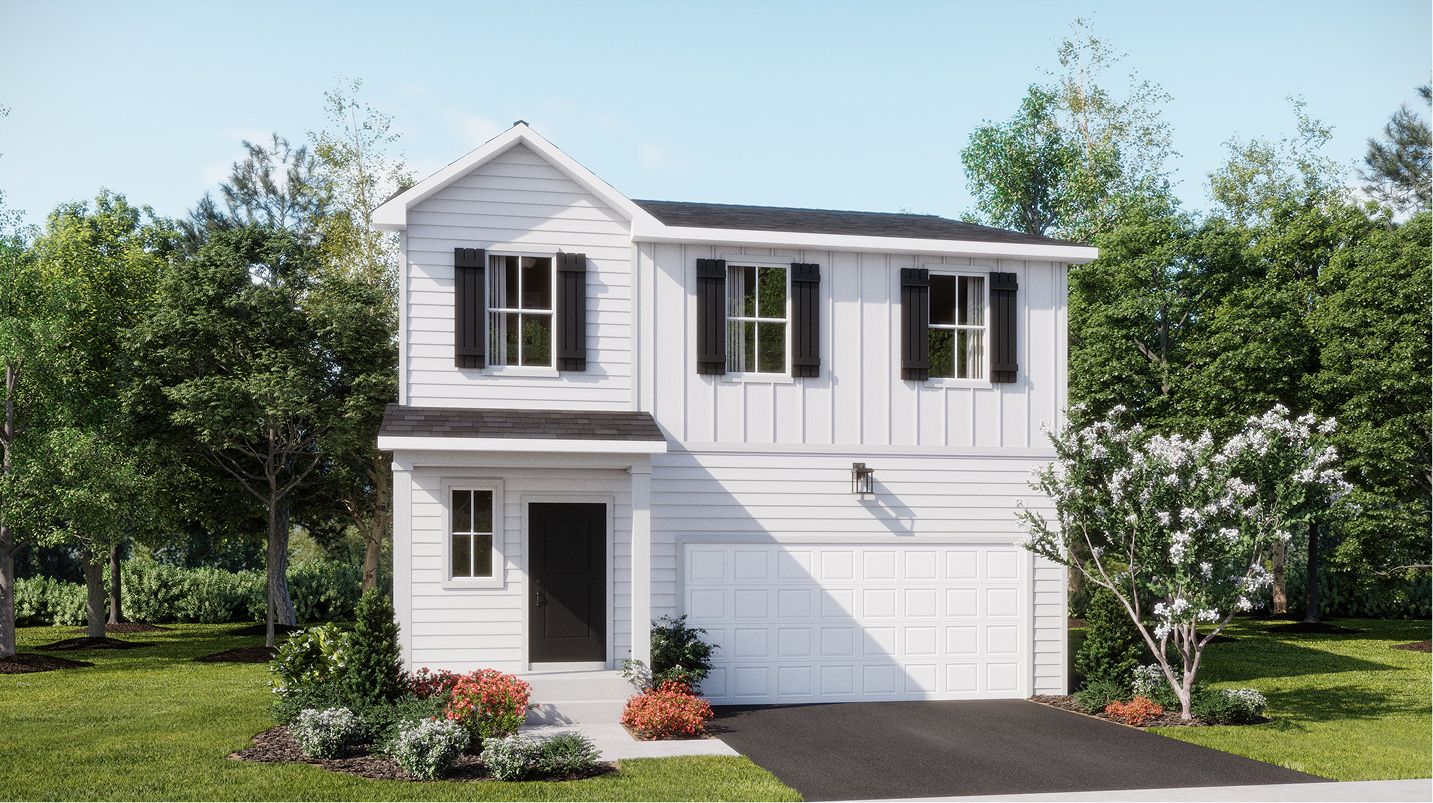 Elevation A - Parker Core The Stables L033 Aspen A