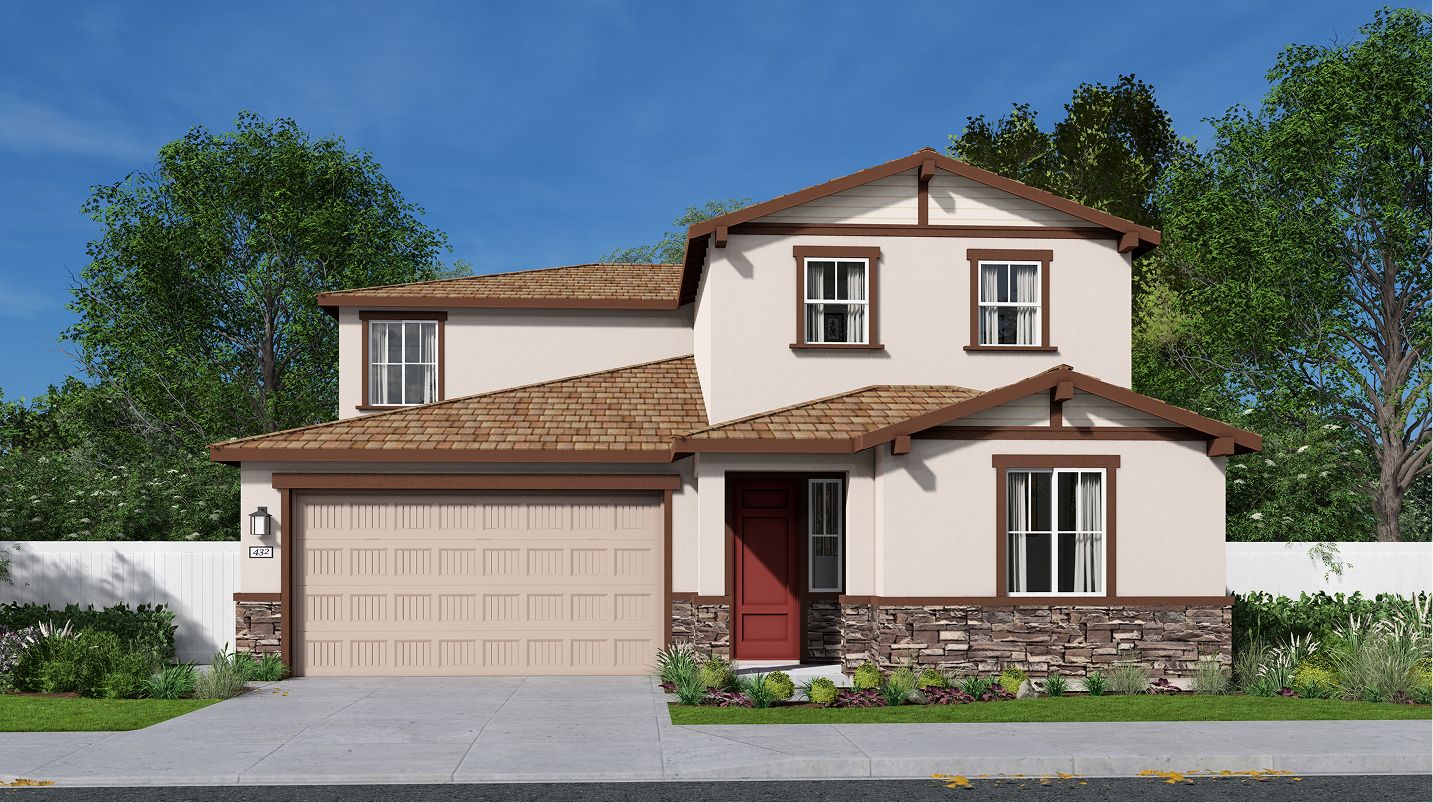 Elevation B - Symphony Arbor Ranch Res3025 Craftsman B