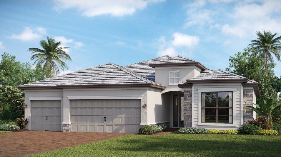 Elevation D - Princeton II Exterior D