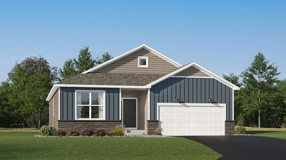 Elevation J2 - E V4 F Lifestyle Villa Fields Winslow Cove Salem J
