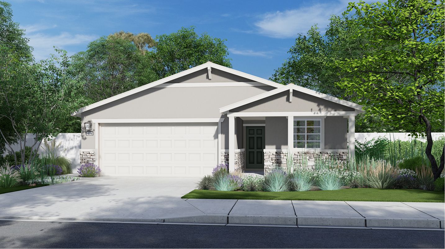 Elevation C - Calabria II Antelope North Res1668 Cottage C