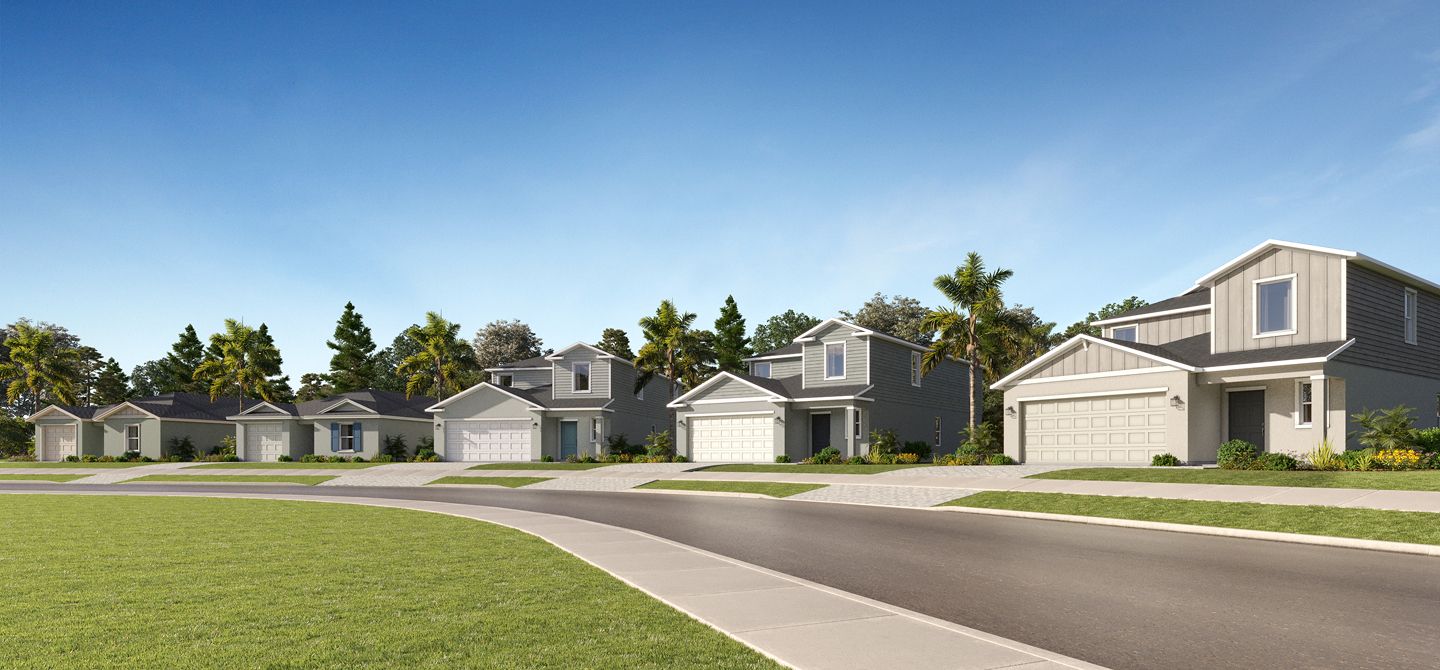 New Homes West Vero Streetscape