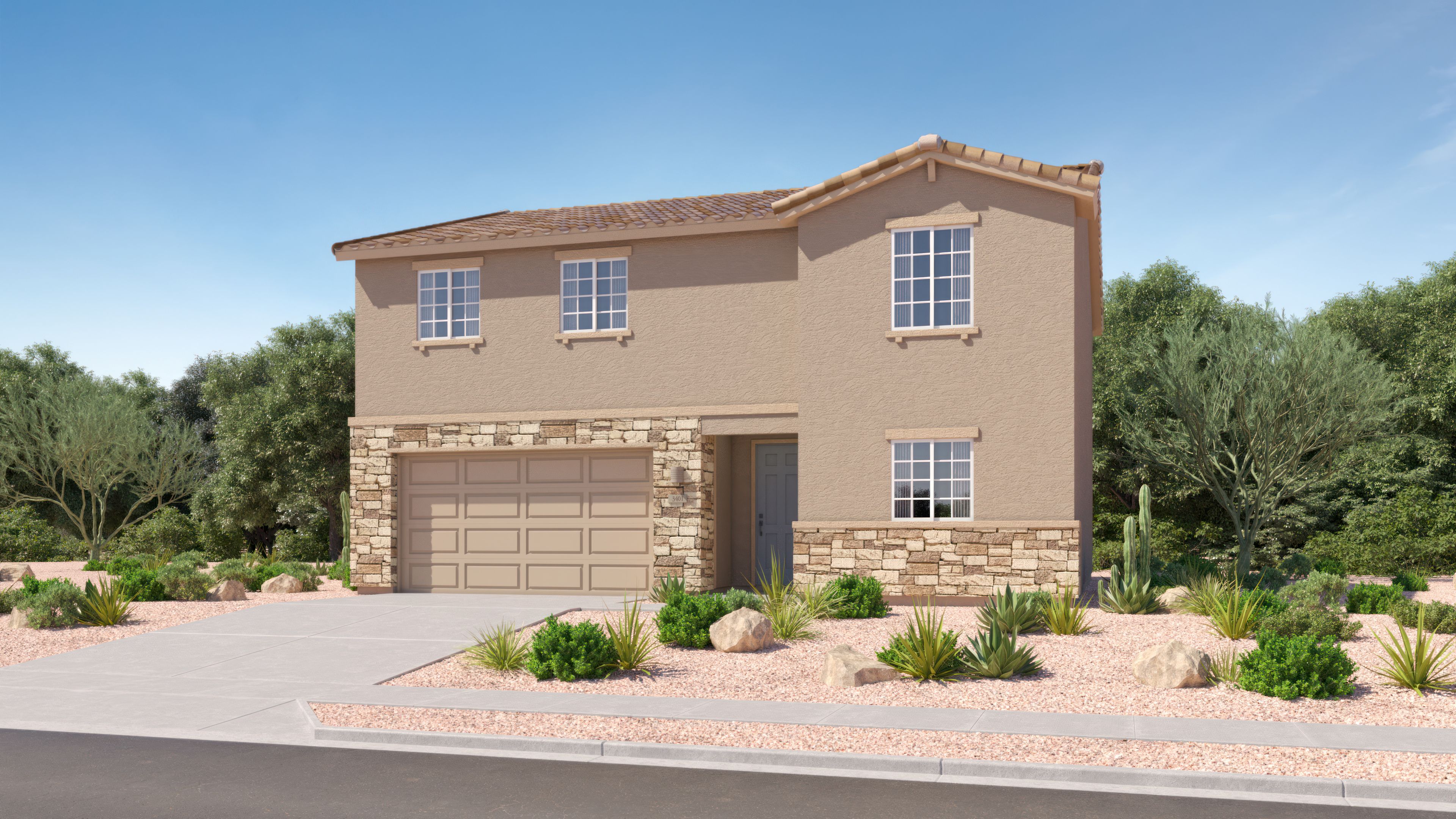 Exterior:N Series Santa Rita Ranch III Haven C 2 Car