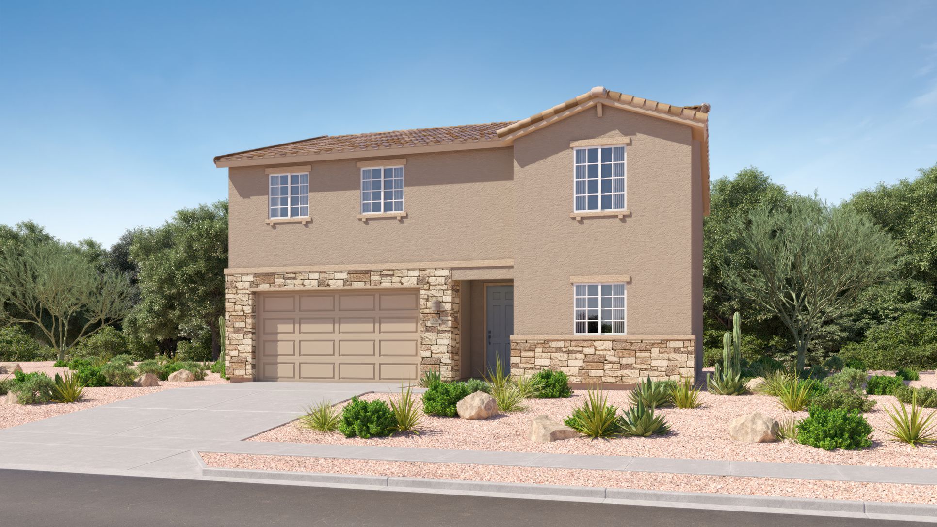 Exterior:N Series Santa Rita Ranch III Haven C 2 Car