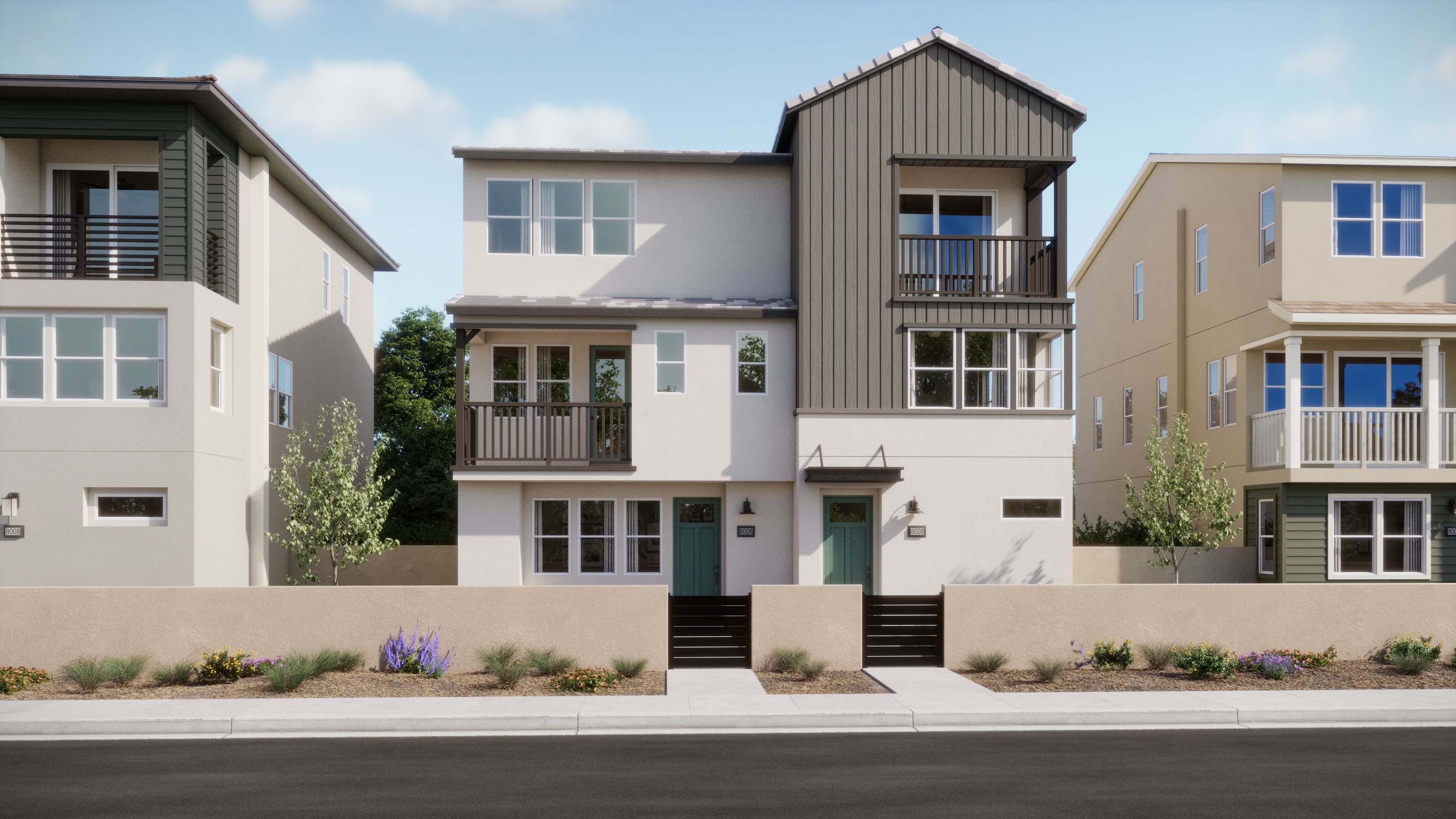 Exterior:Coral Valencia Plan1 Plan3 Modern Farmhouse 20 A