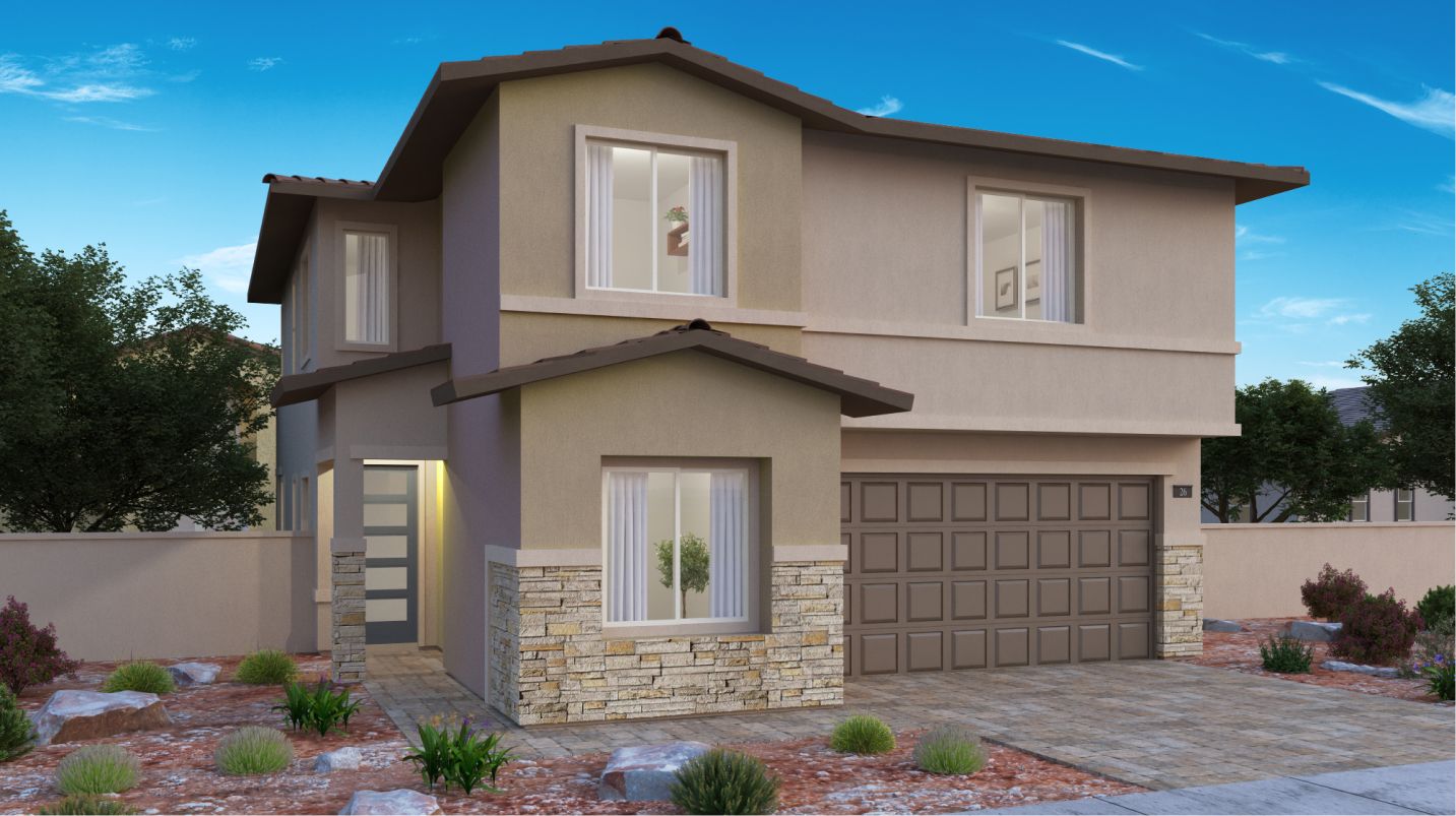 Elevation C - Landmark BMR Nora Modern Prairie C