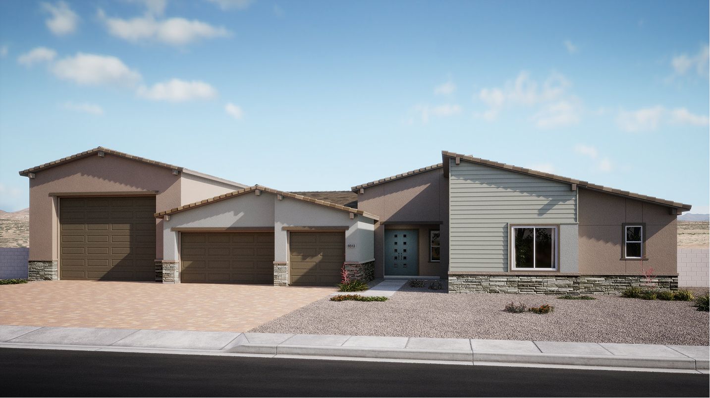 Elevation A - 3814 Founders Village II Black Mountain Ranch Char