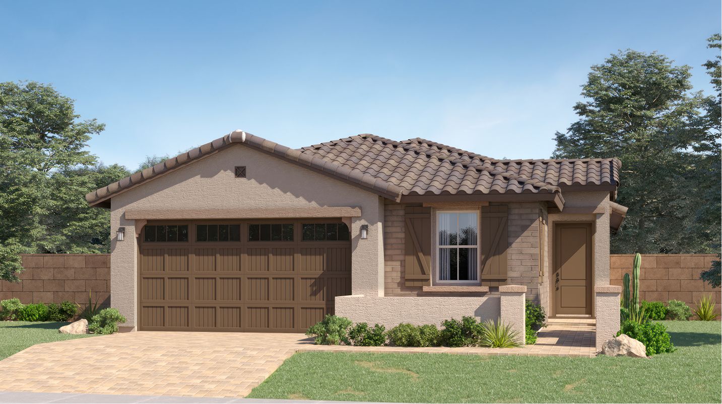 Elevation H - 3570 Discovery Montecito Barbaro Ranch Hacienda H