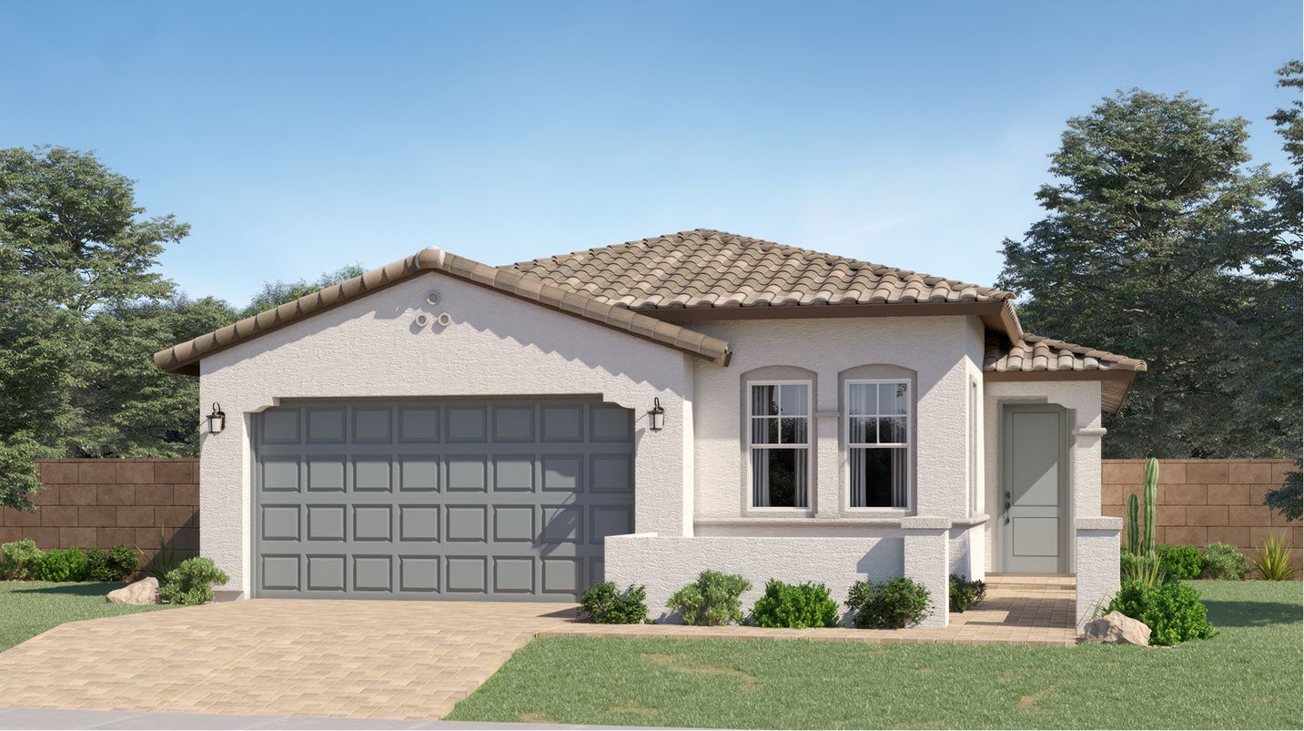 Elevation A - 3570 Discovery Montecito Barbaro Spanish Colonial