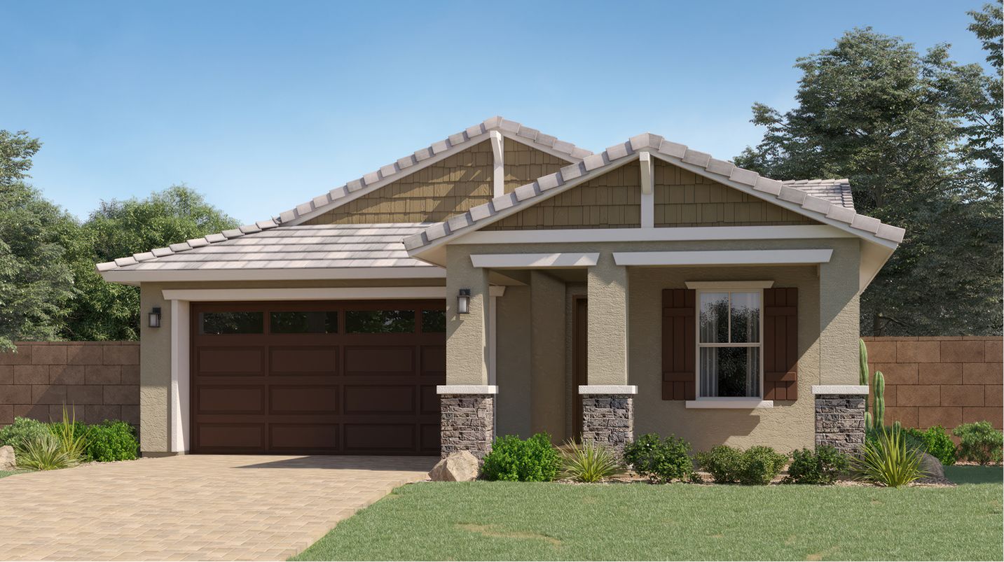 Elevation C - 3575 Discovery Montecito Lewis Craftsman C