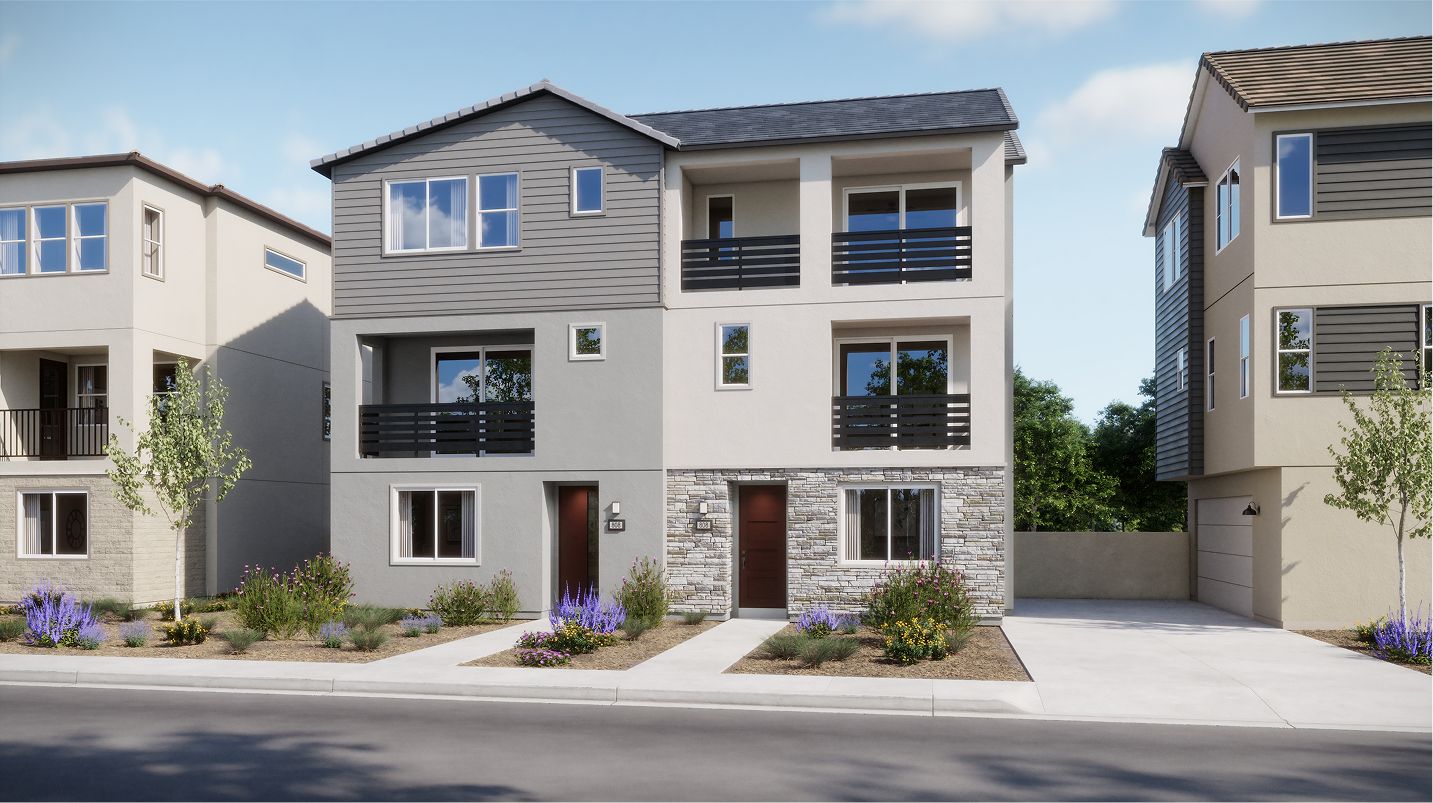 Elevation A - Rhea Great Park Neighborhoods Res1 Res3 Building20