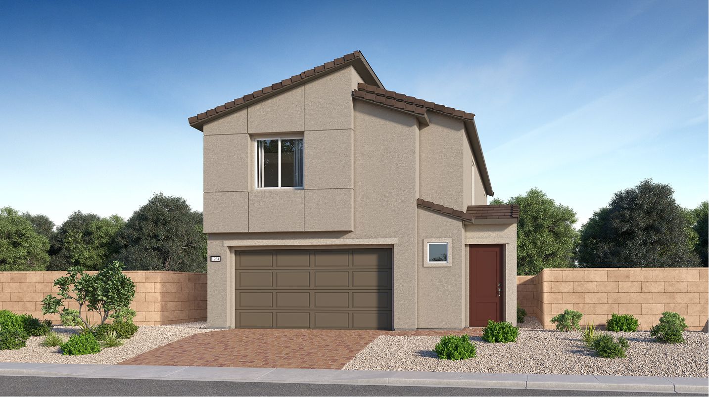 Elevation A - Sandpiper Summerlin Herman Exterior A A