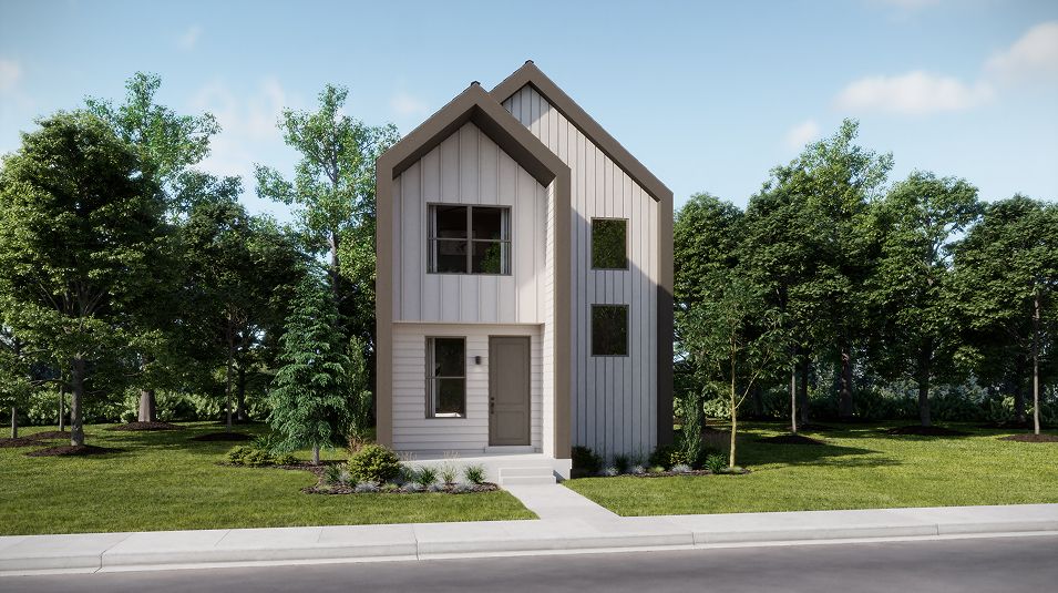 Elevation S - Wilcox Farms Echo Scandinavian Exterior