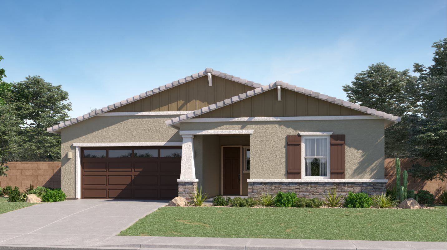 Elevation C - Craftsman home image