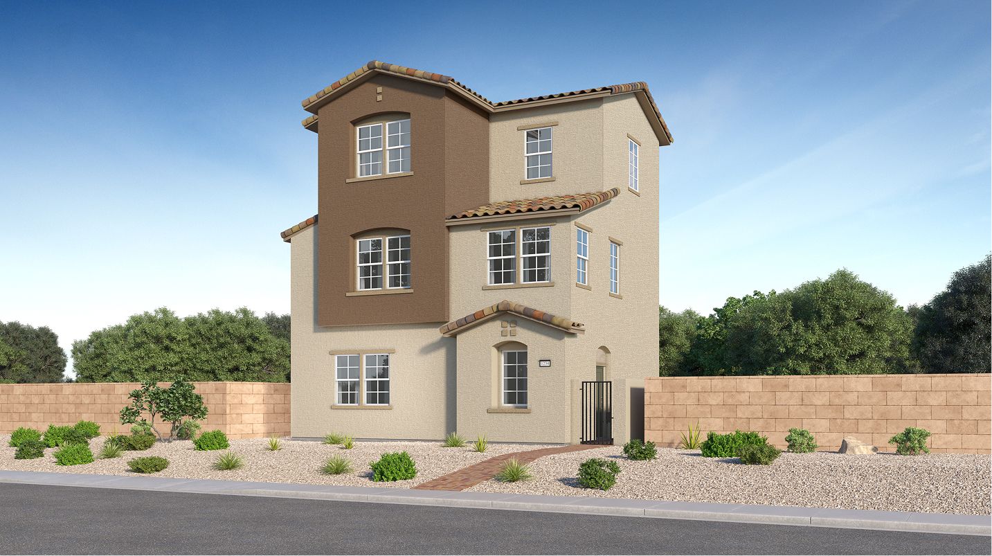 Elevation A - 2218 Midtown Accent Midtown Cadence Bryant Exterio