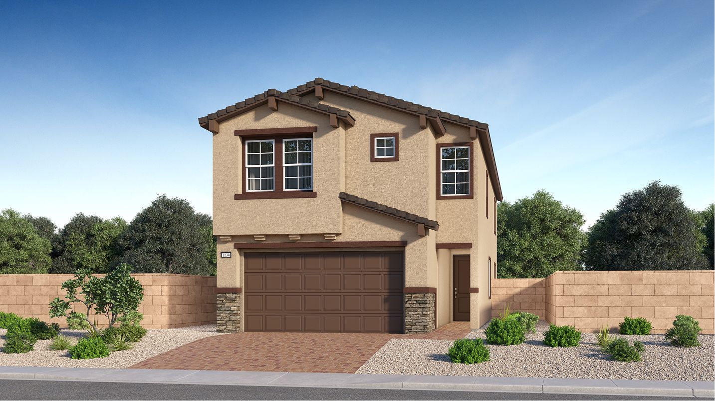 Elevation A - 2670 Lucere Place Lucere Inspirada Carol Exterior