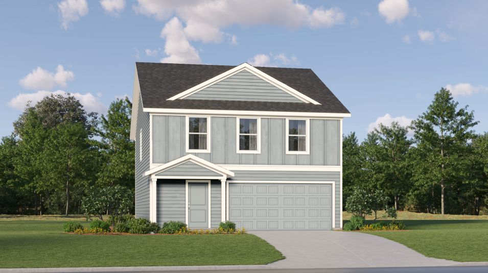 Elevation D - Whitetail Exterior