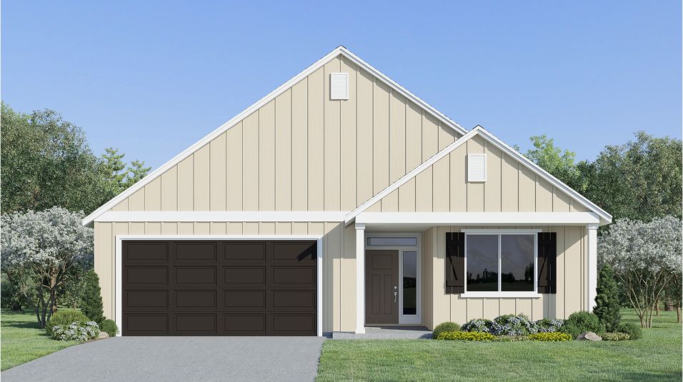 Elevation F - 1810 Summit Dry Canyon Marigold Farmhouse F