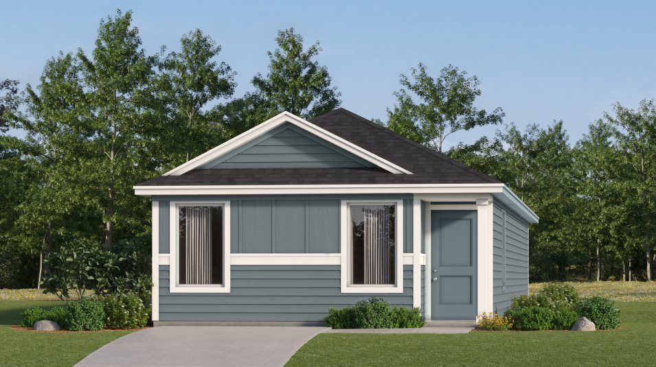 Elevation D - Gates Exterior Rendering D
