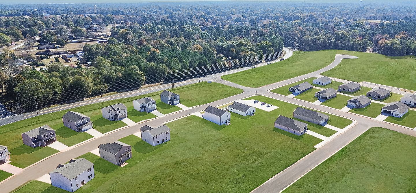 Emerald Oaks Streetscape Aerial