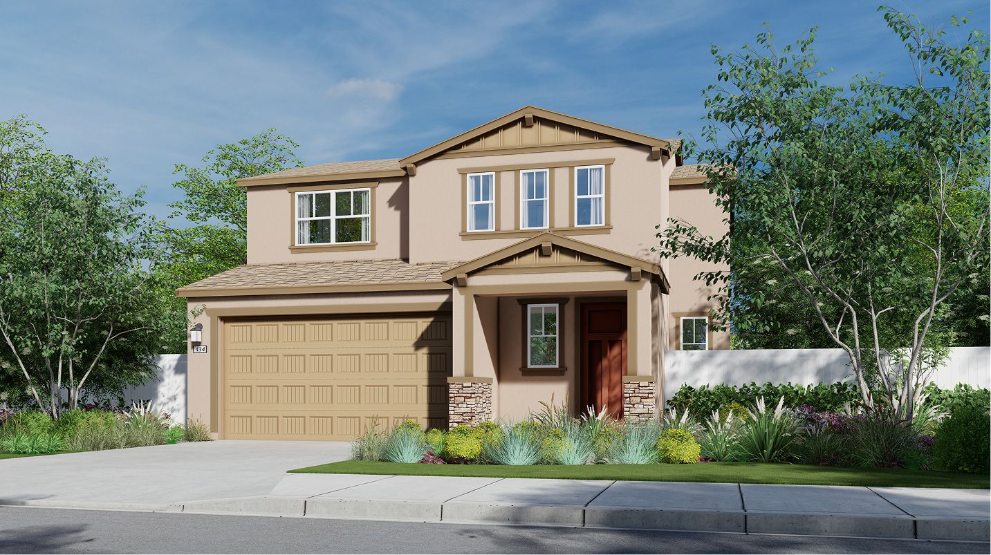 Elevation B - Windsor Antelope North Res1765 Craftsman B