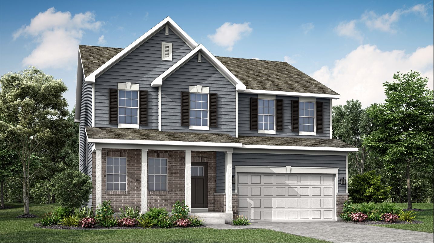 Elevation D - Wren Exterior Rendering