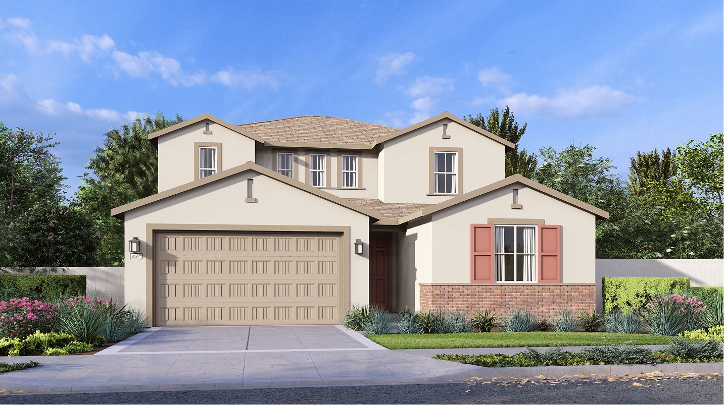 Elevation B - Bleau Northlake Res3190 Cottage B