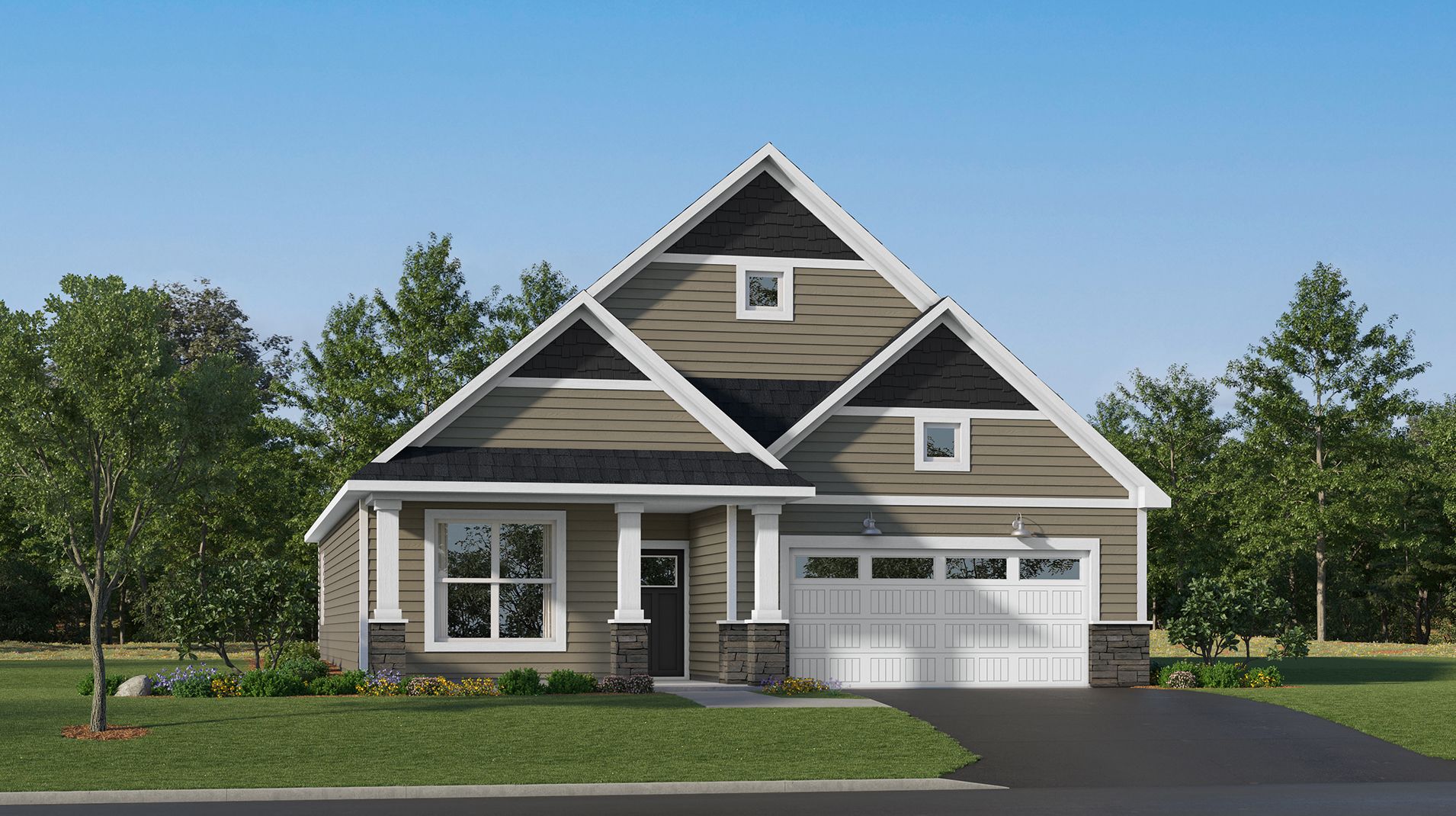 Elevation F2 - E V1 S Lifestyle Villas Watermark Corsica Traditio