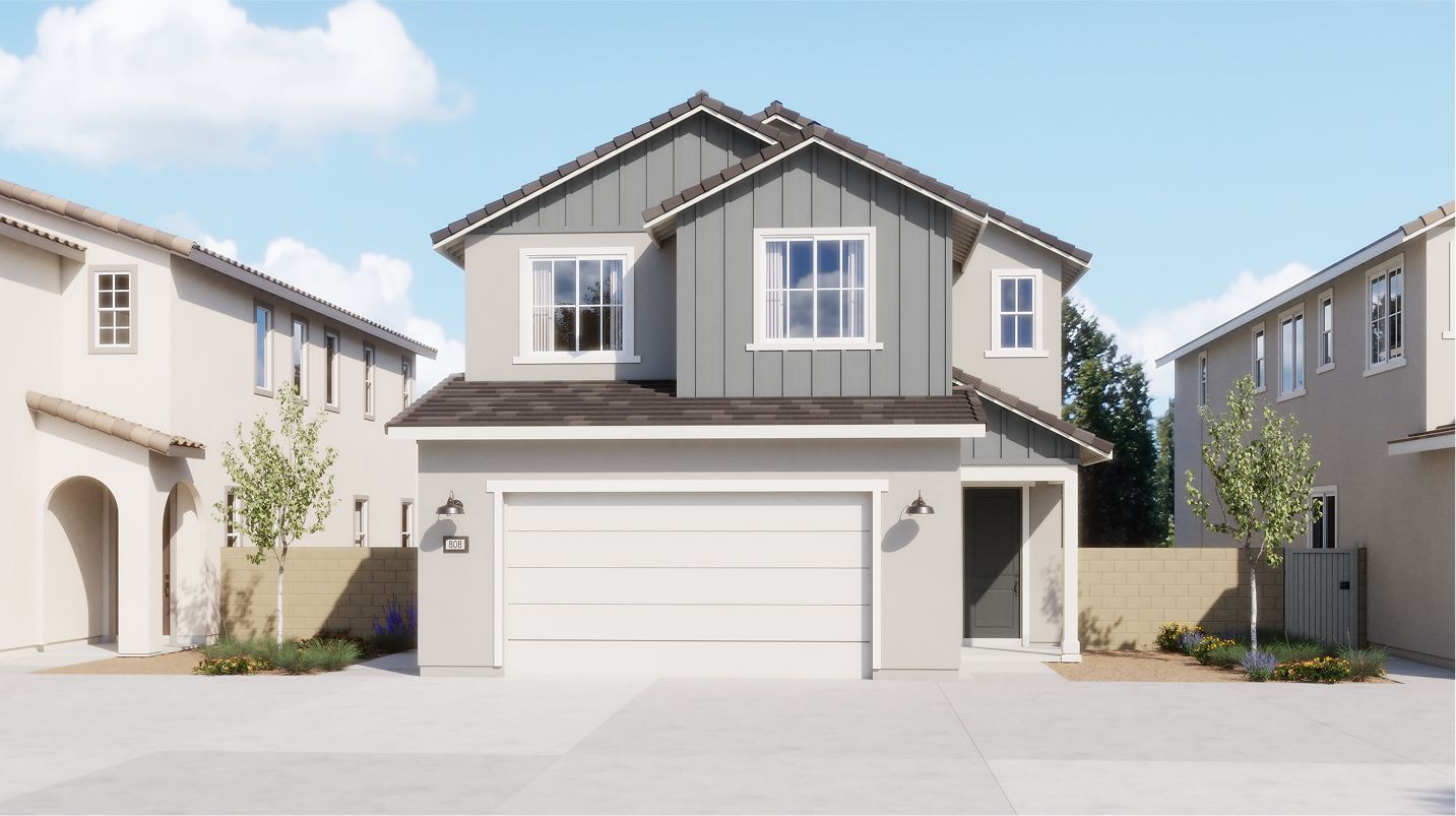 Elevation B - Oak Harvest Limoneira Res1 Farmhouse B