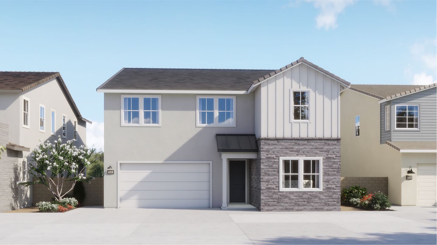 Elevation A - Laurel Harvest Limoneira Res3 Contemporary Farmhou