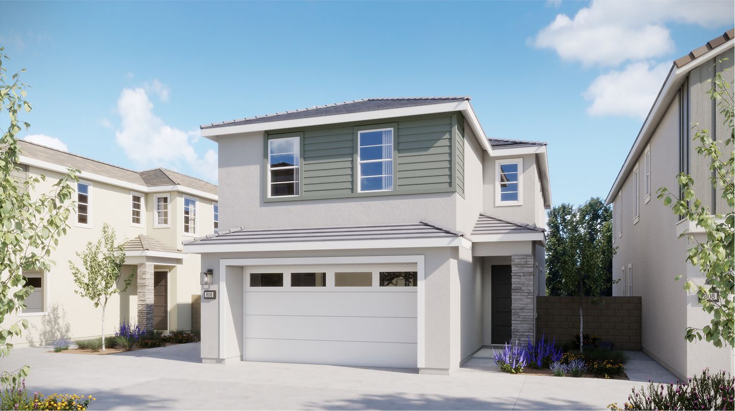 Elevation B - Arbor Harvest Limoneira Res2 Modern Seaside B