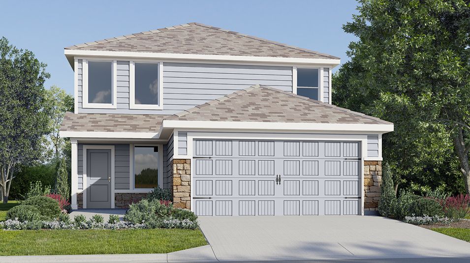 Elevation D - Grove Core FL L066 Cottage Crosswinds Morrow D