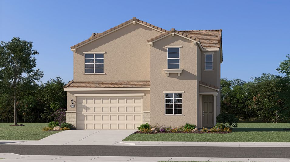 Elevation C - Contemporary home exterior