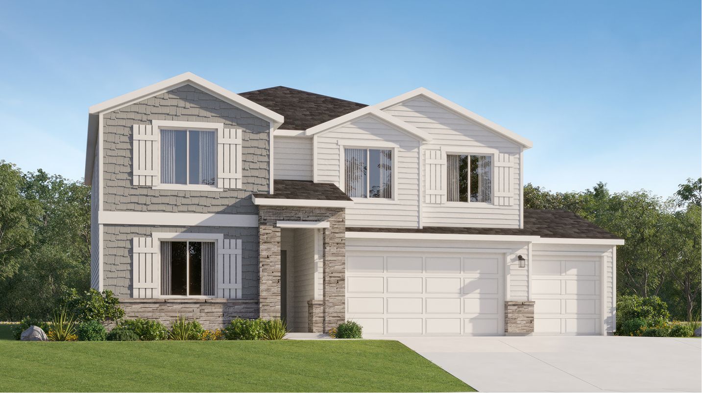 Elevation E3C - West Core N203 Soterra Laurel Craftsman E3C