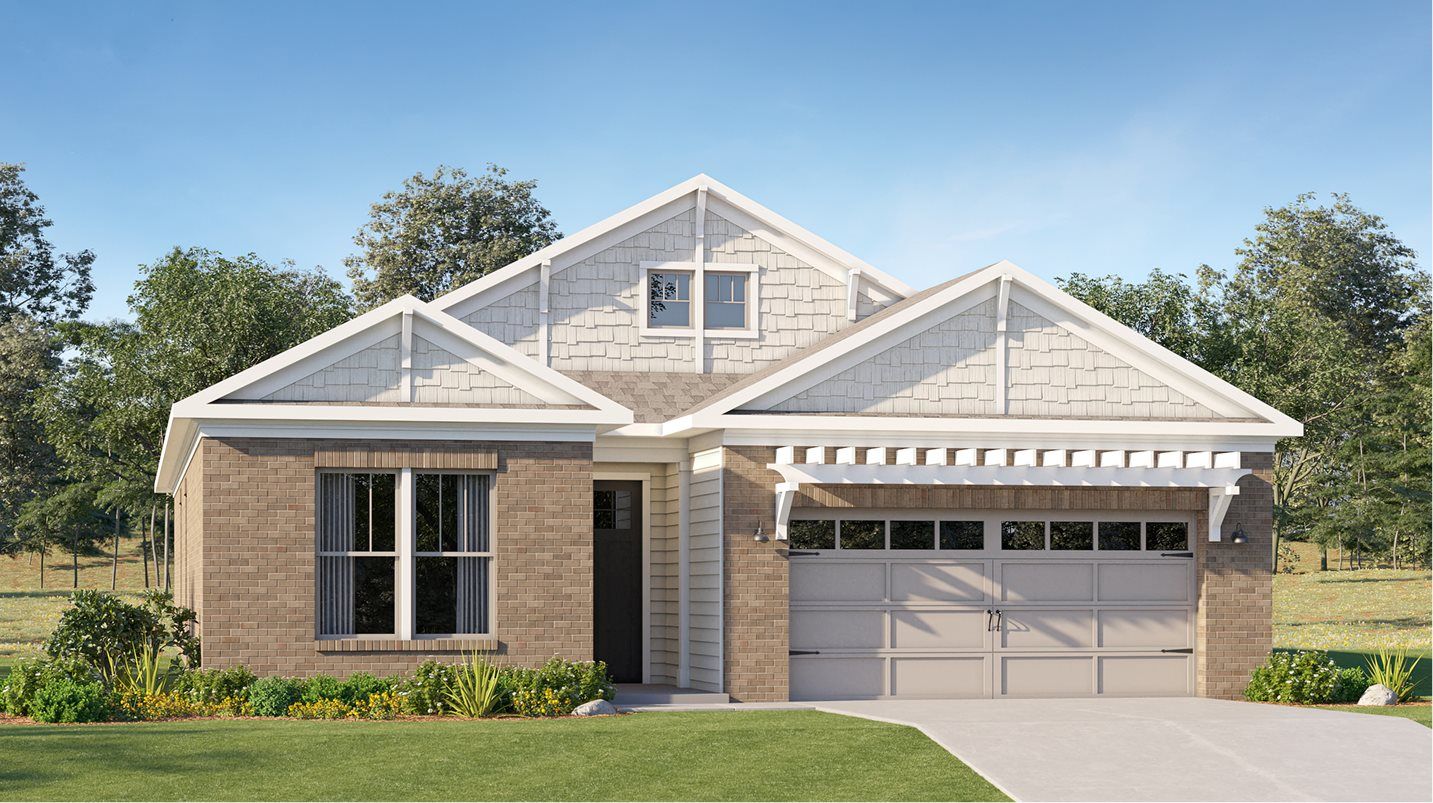 Elevation D - exterior rendering