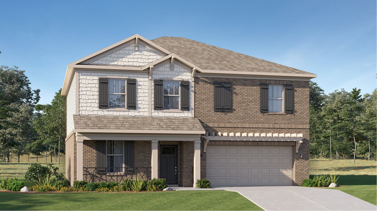 Elevation D - exterior rendering