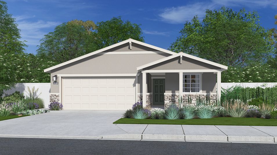 Elevation C - Calabria II Antelope North Res1668 Cottage C