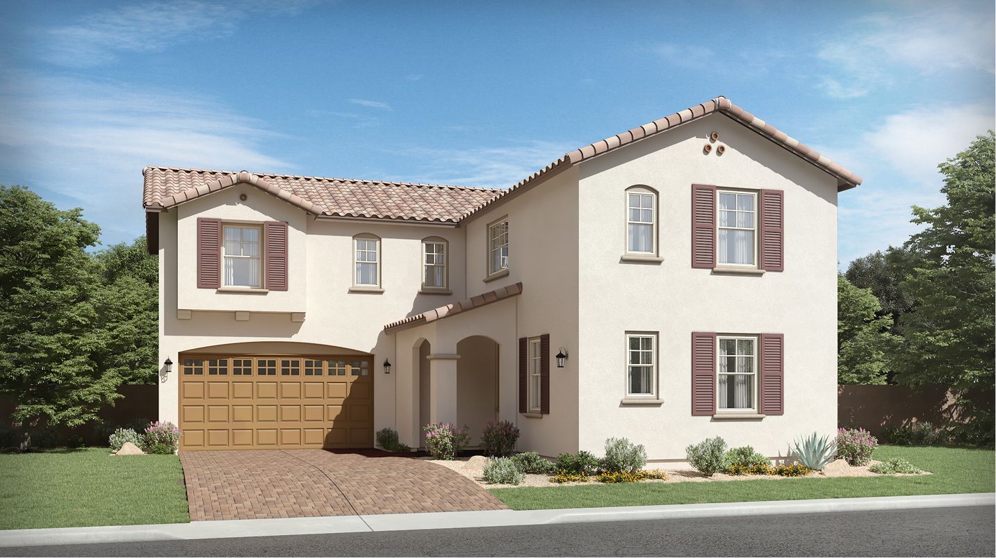 Elevation A - 4527 Inspiration Blossom Rock Santa Barbara Spanis
