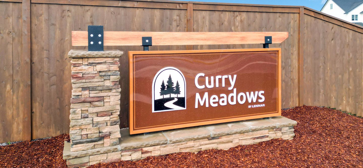 Curry Meadows Amenity Monument Sign