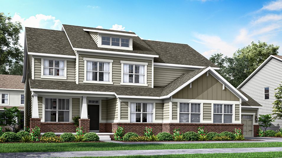 Elevation A2 - 9314 Aberdeen SL Architectural 3500 Craftsman A2