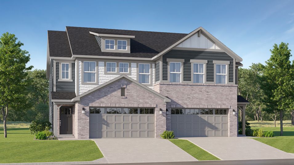 Elevation H0 - 1784 Duplex Ashton Village Roxbury J