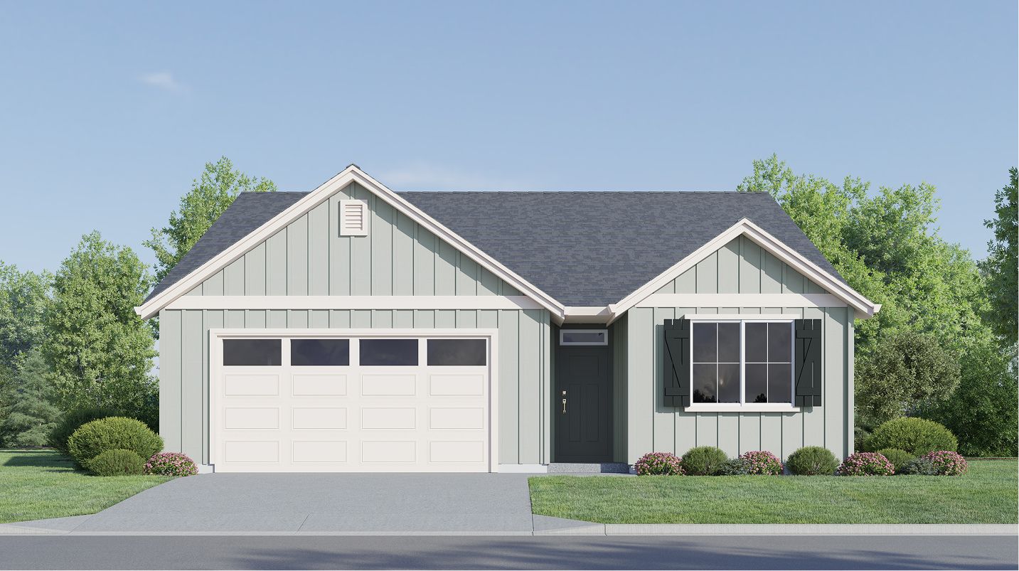 Elevation F - Pleasant Valley Villages Alpine Farmhouse F