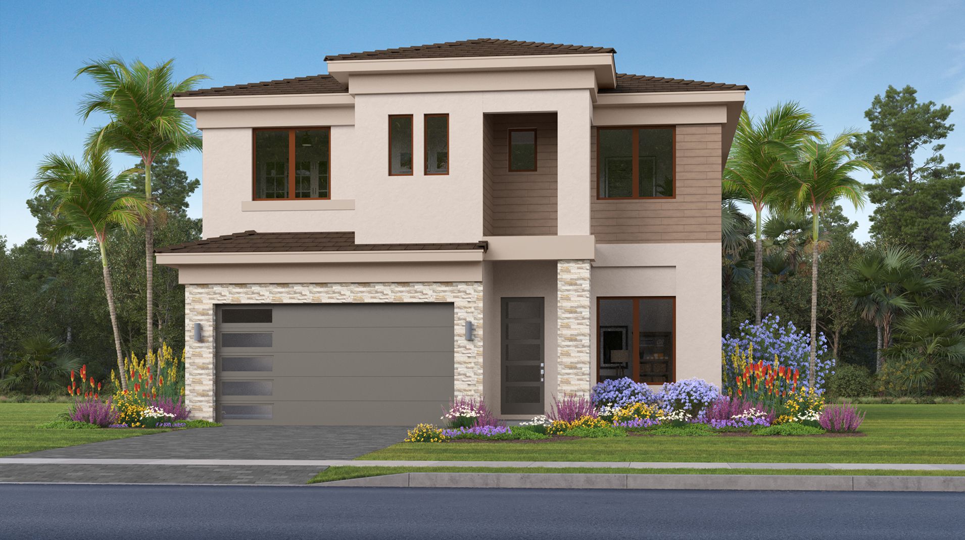 Elevation E1 - 3354 Promenade Lotis Wellington Sorrento E1
